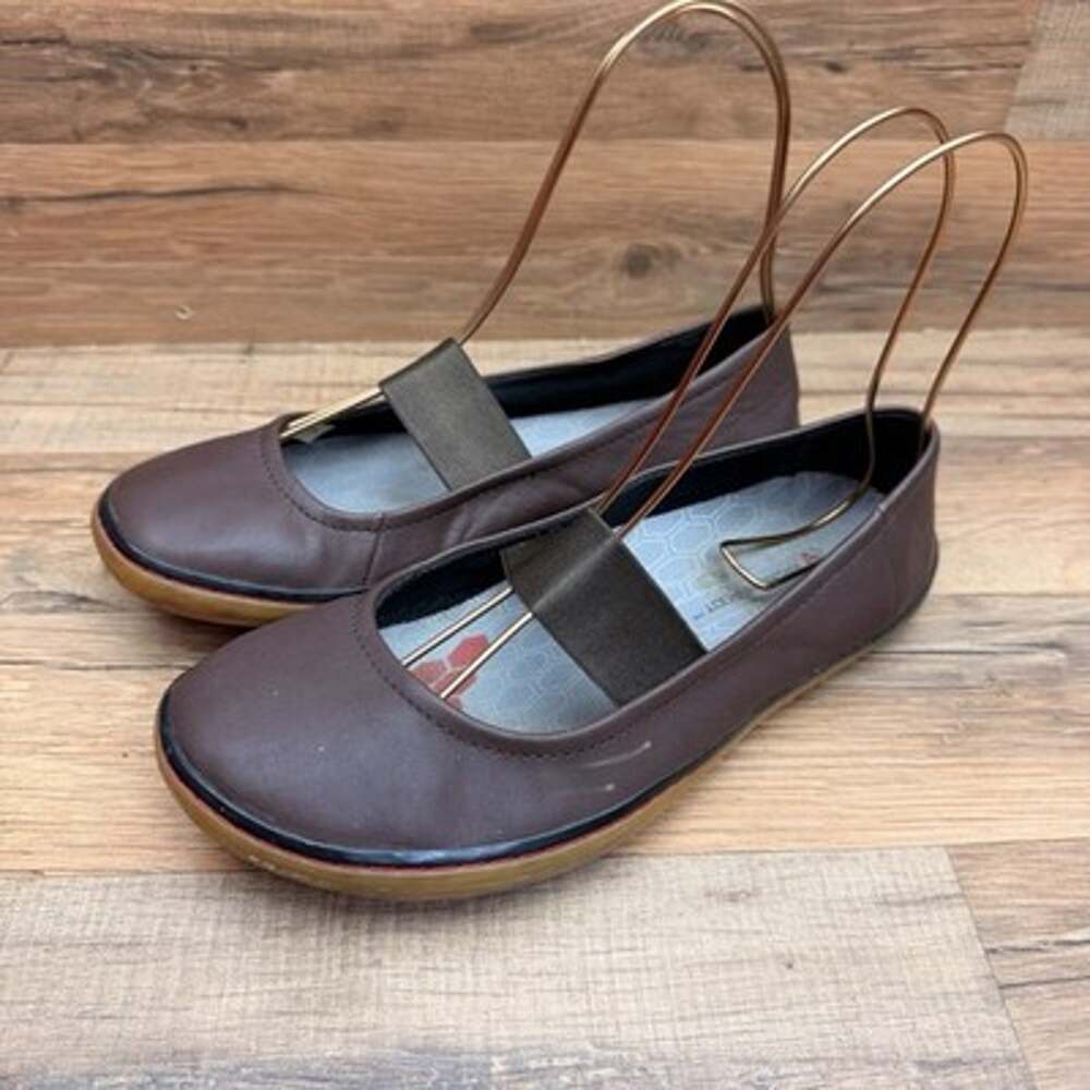 Vivobarefoot Womens Size 37 6.5 Mary Jane Ballet Flats Leather Barefoot Shoes